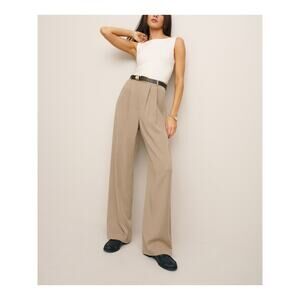 Reformation 'Petites' Tan Mason Pant Size 2 Petite